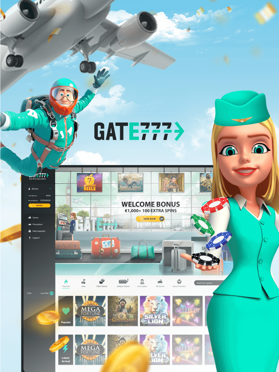 Gate777 - A virtual-airport casino brand that breaks every iGaming convention.