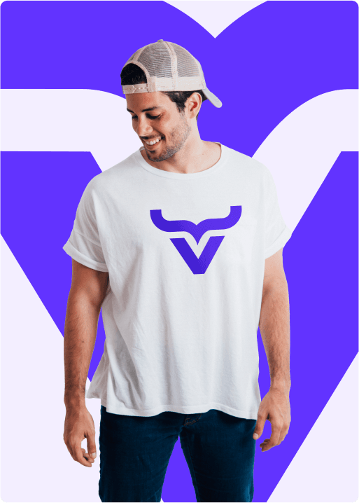 OX Security branded t-shirt with the bull logo.